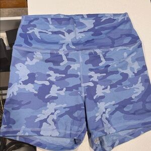 Fleo Blue Camo Women's Shorts